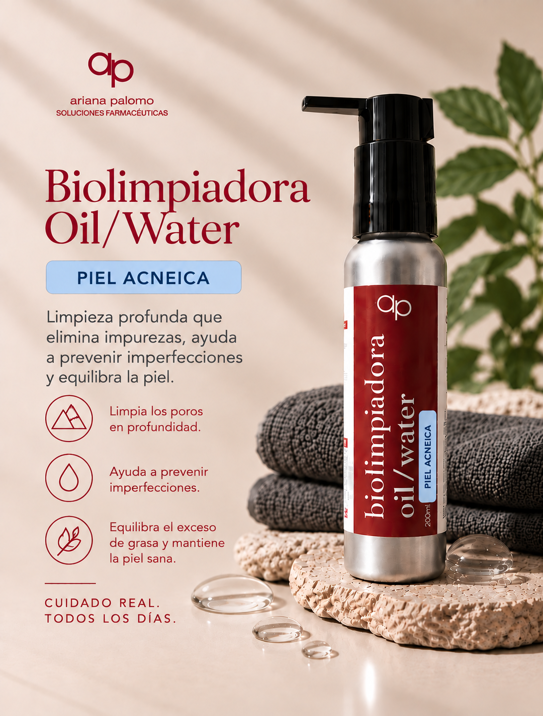 Biolimpiadora Oil/Water (Piel Acneica)