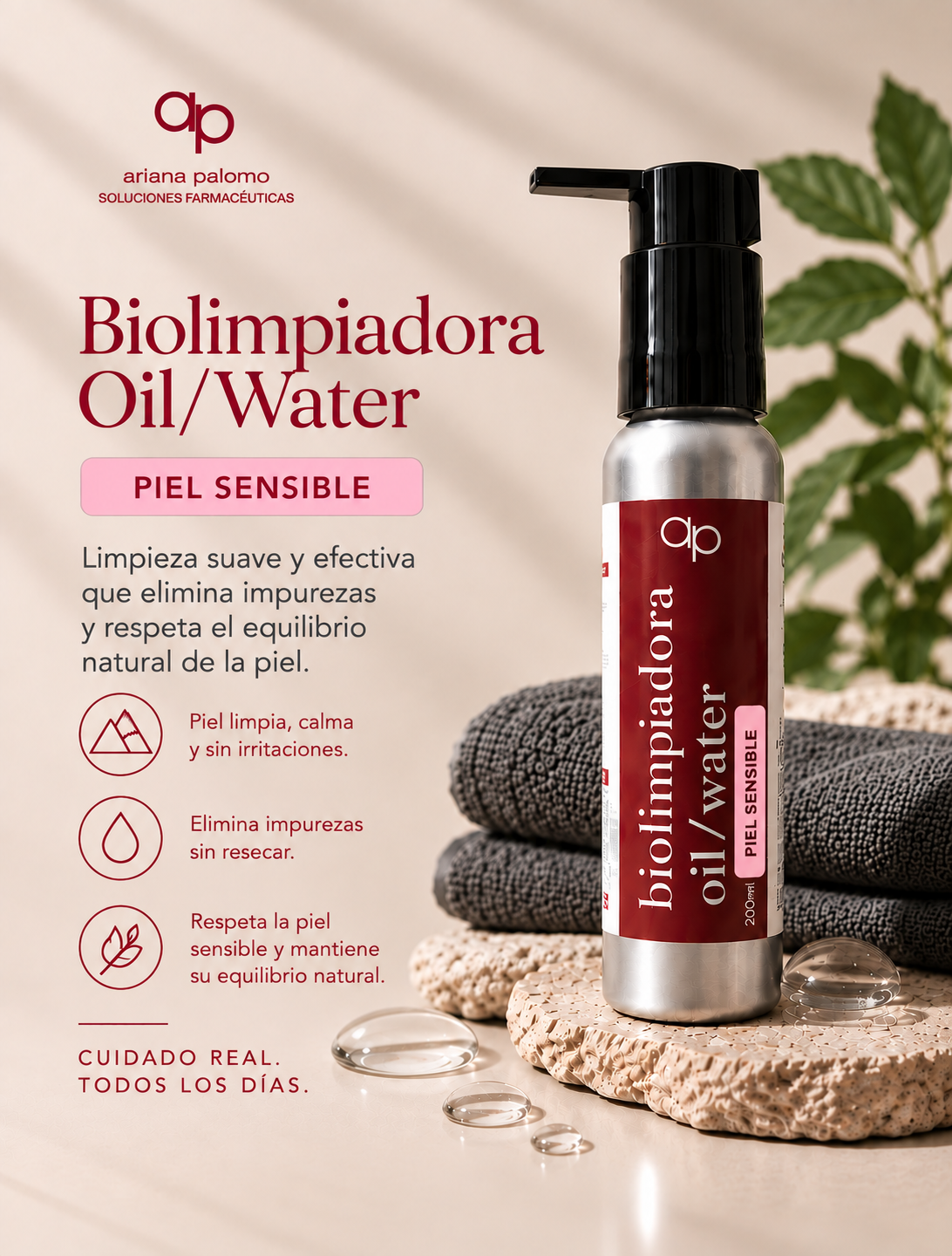 Biolimpiadora Oil/Water (Piel Sensible)