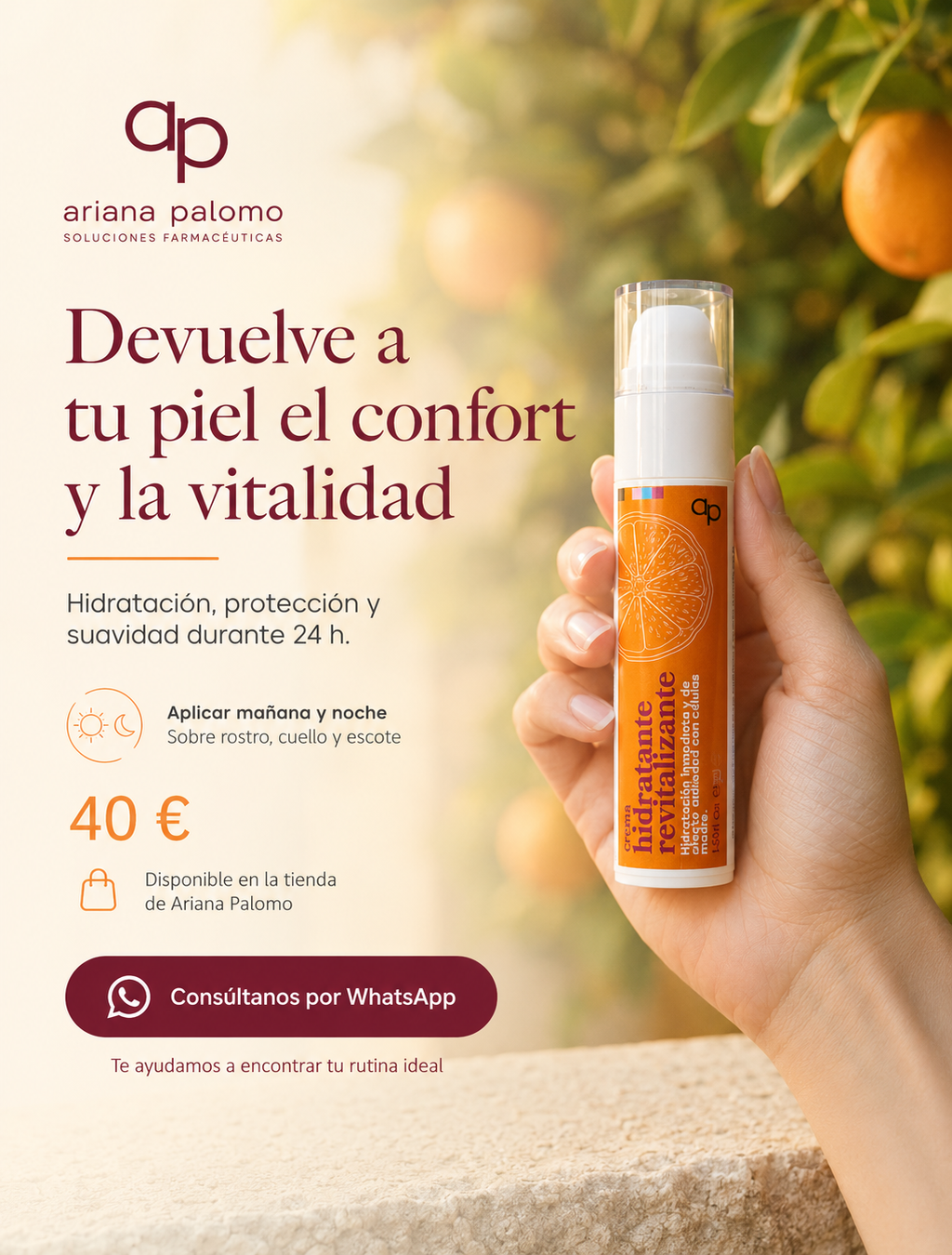Crema Hidratante Revitalizante