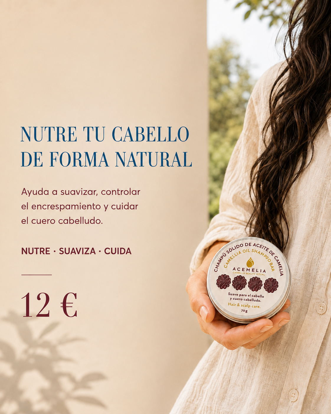 Champú Sólido de Aceite de Camelia