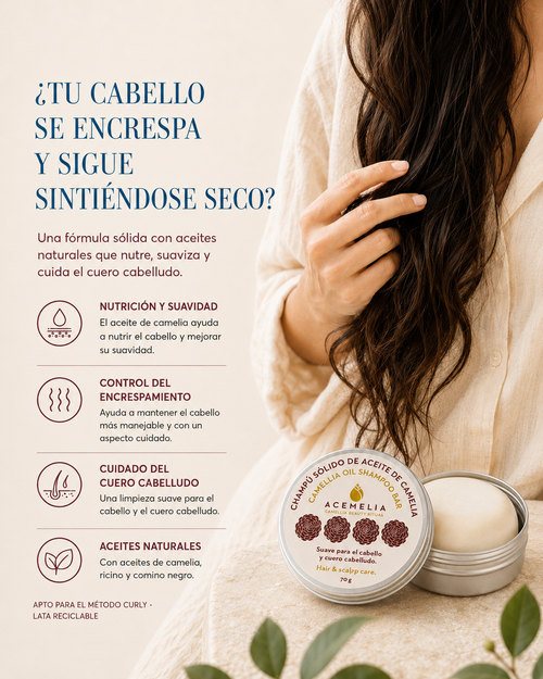 Champú Sólido de Aceite de Camelia