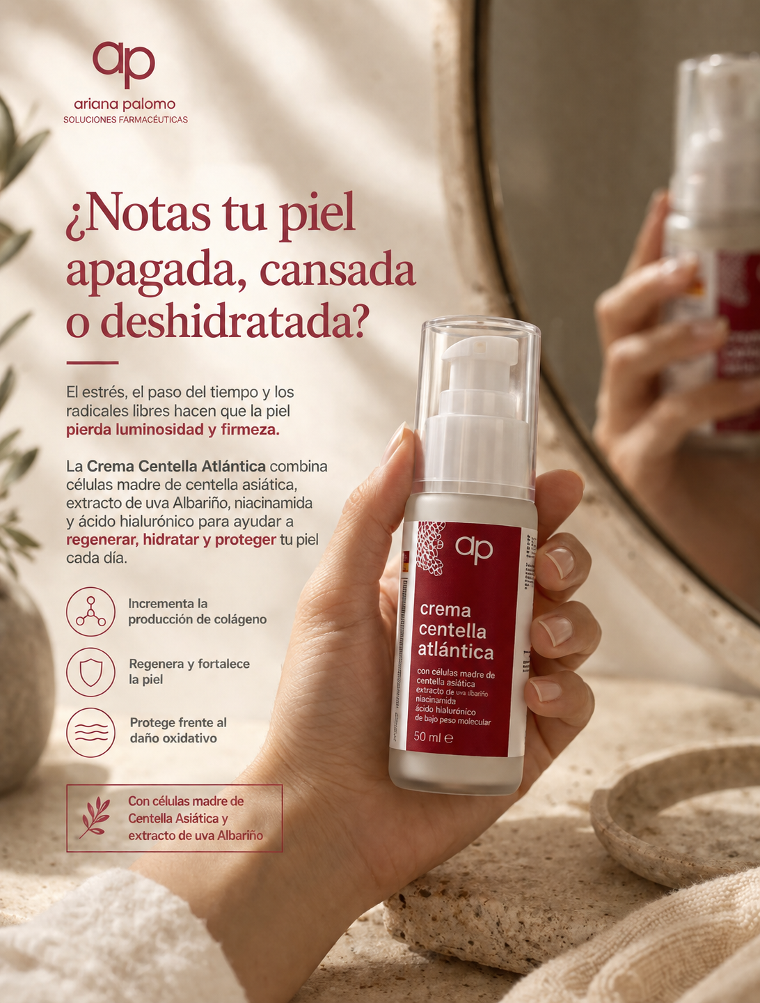 Crema Centella Atlática