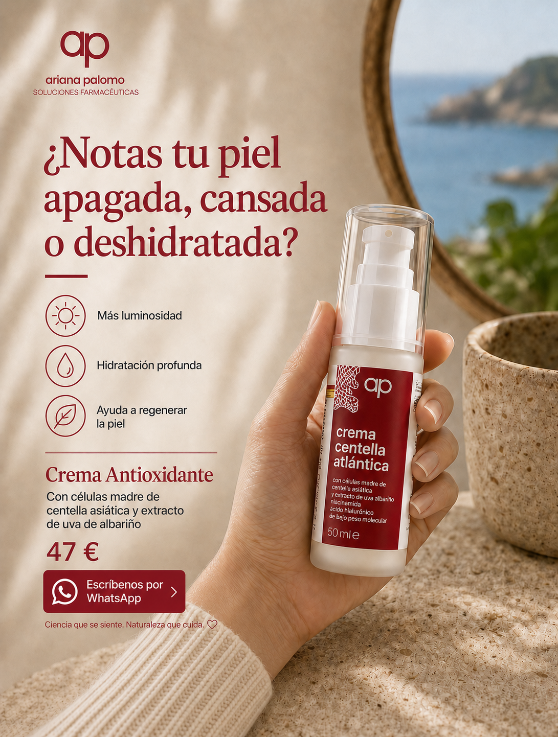 Crema Centella Atlática
